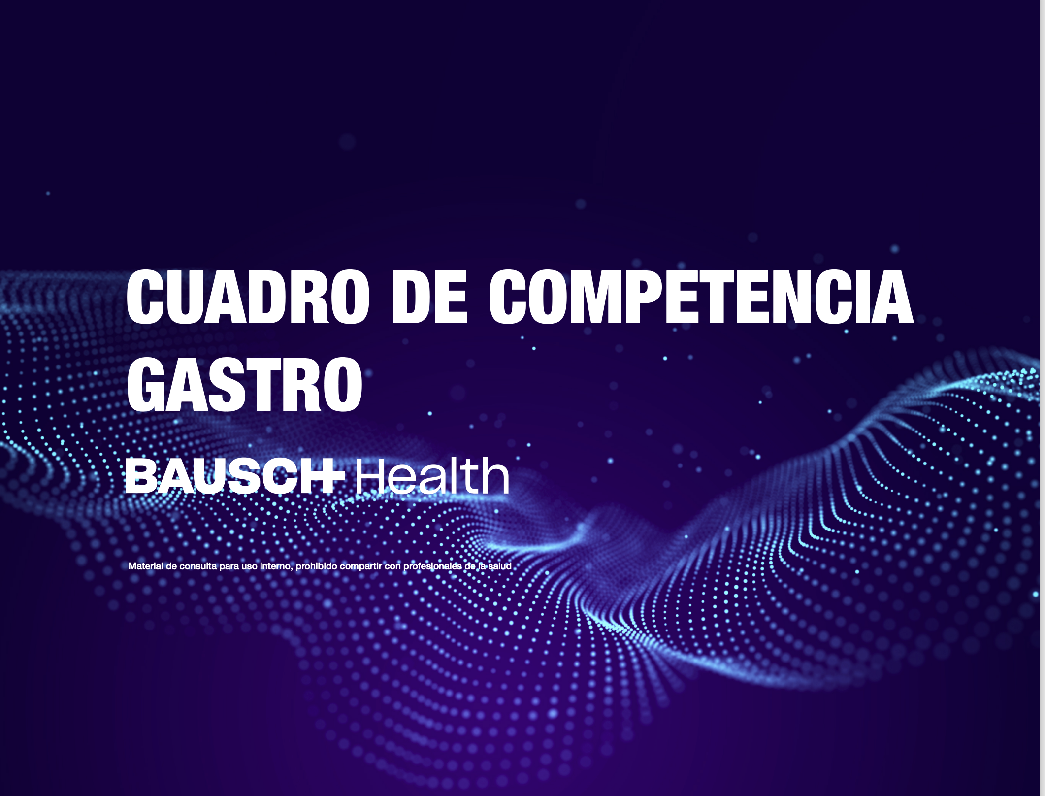 Cuadro competencia Gastro